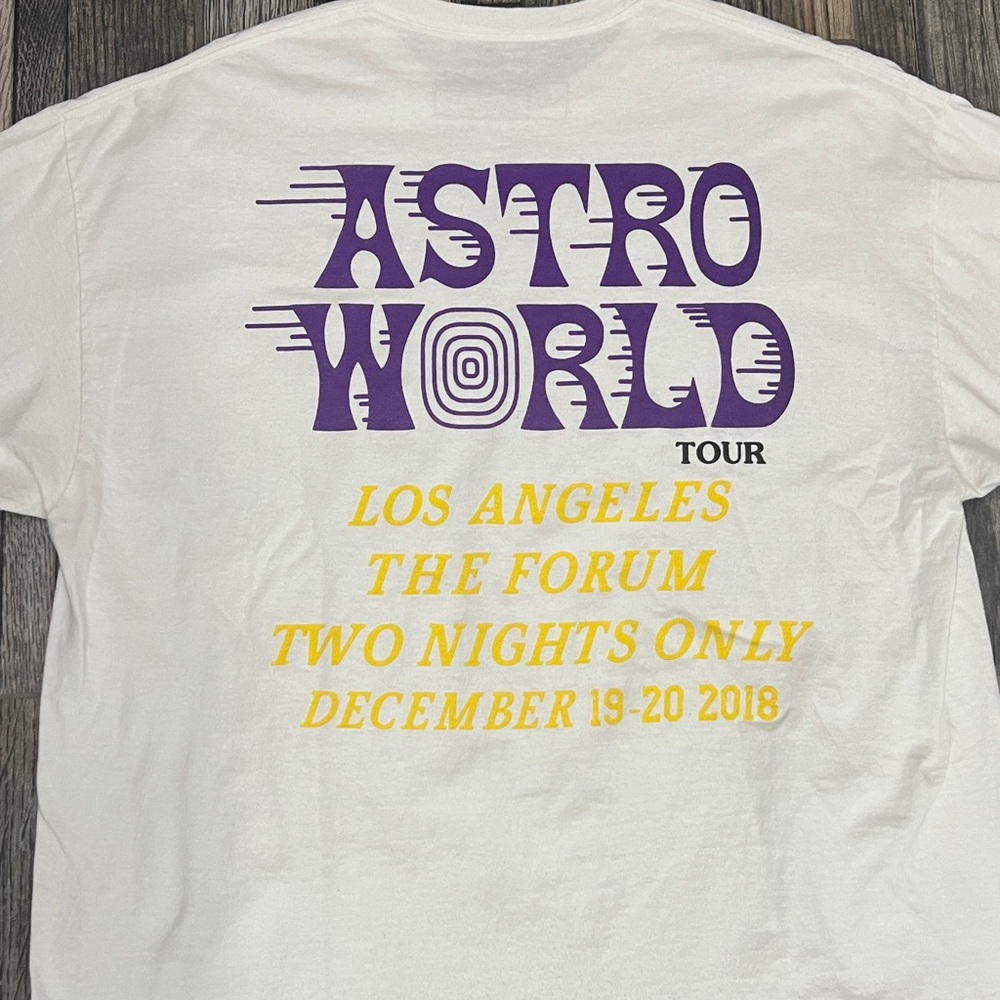 🔥🔥 TRAVIS SCOTT ASTROWORLD Cactus‎ Jack RAP Music Concert Tour  2XL - RARE! - Picture 3 of 11
